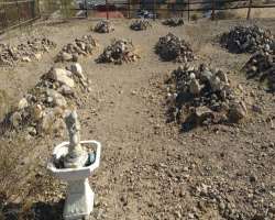 The cemetery has only 17 gravesites. Every grave there covered with cobblestones. Many graves remain unmarked The cemetery has only 17 gravesites. Every grave there covered with cobblestones. Many graves remain unmarked.